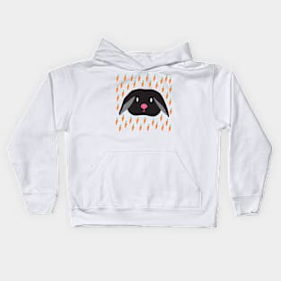 Bunny Loves Carrots I Kids Hoodie